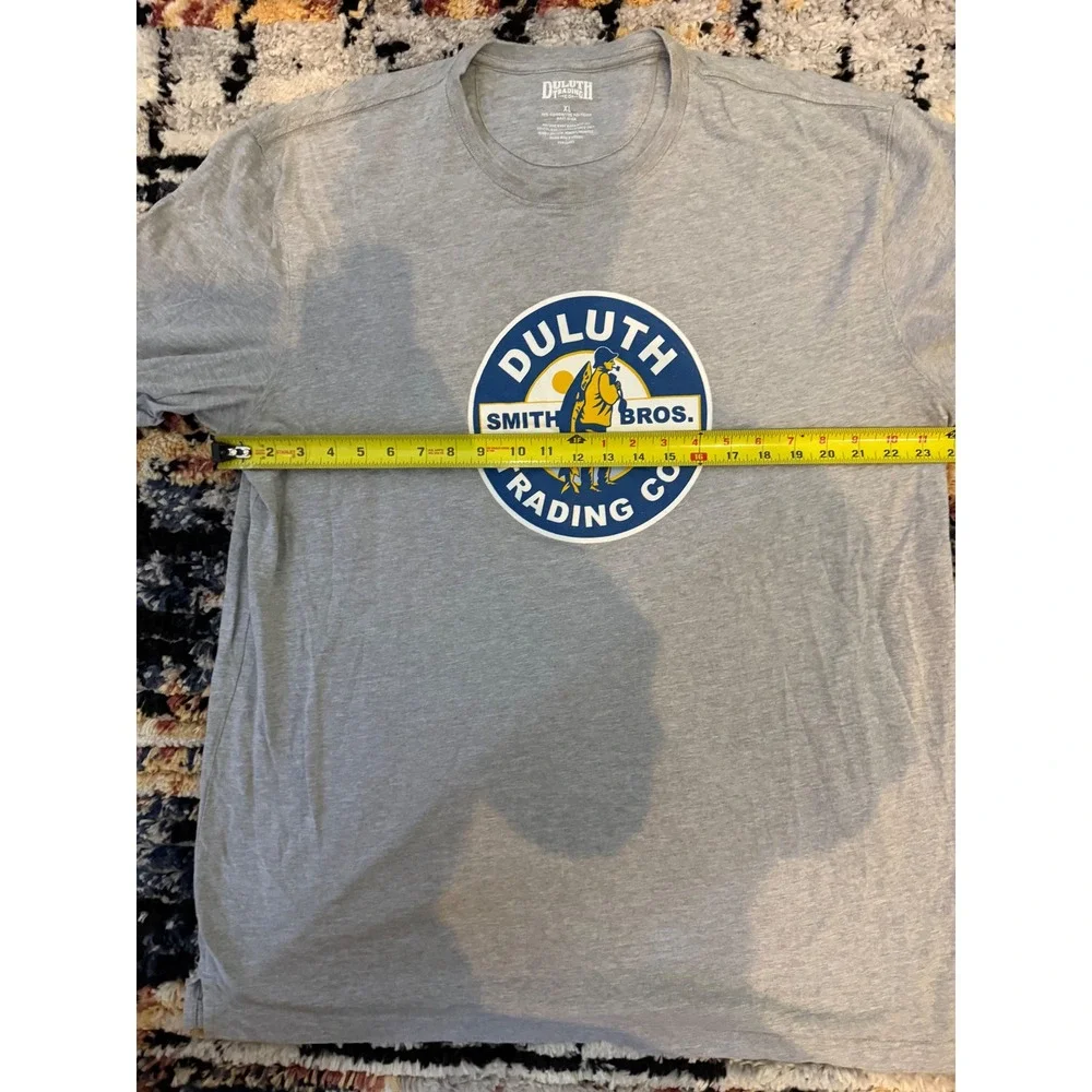 Duluth Trading Co Mens XL Gray Smith Bros‎ Graphic T-Shirt Short Sleeve Cotton